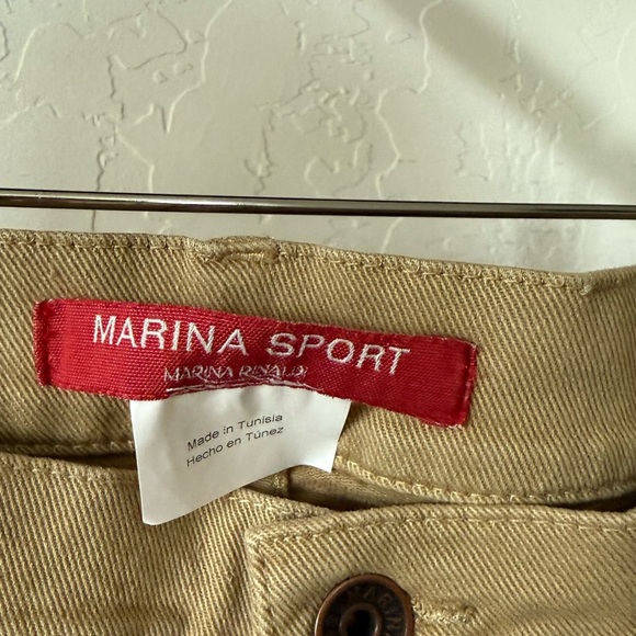 Marina Sport|Women’s plus size wide leg tan khaki jeans in size 24•••NWT,Boho - Picture 6 of 16